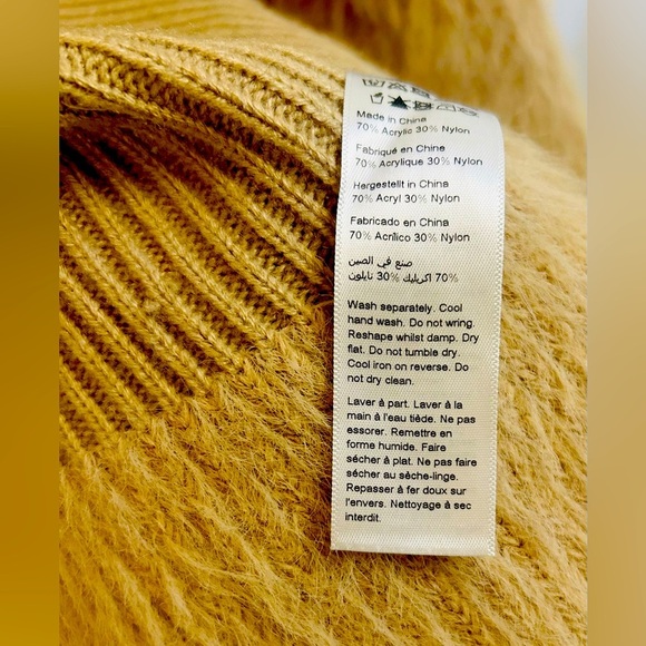 Avenue, beige, fuzzy sweater vest - $15 - Picture 3 of 6